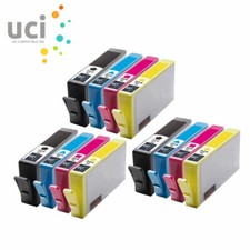 12 INK UCI Brand fits for hp 364 XL Photosmart 5510 5515 5520 5524 C6380 Printer