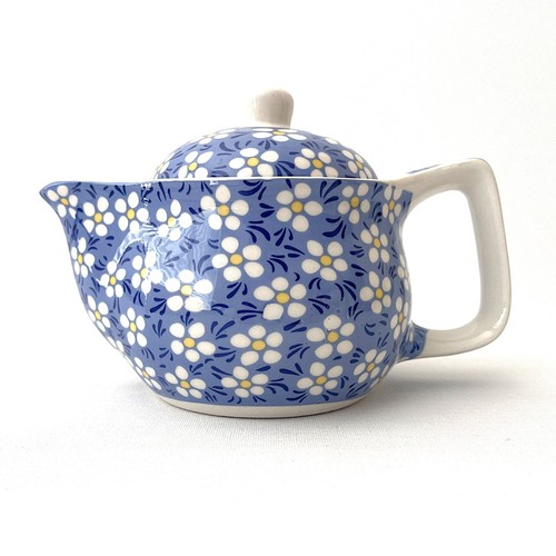 Blue daisey teapot - blue,