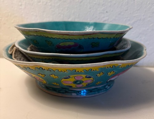 Antique chinese scalloped - antique,