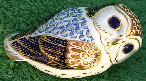 Royal crown derby owl - royal,
