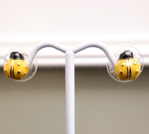 Joan rivers earrings - rivers, ladybugs