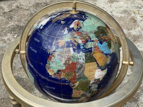 Gemstone globe - gemstone,