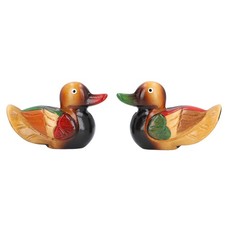 1 Pair Wooden Mandarin Ducks