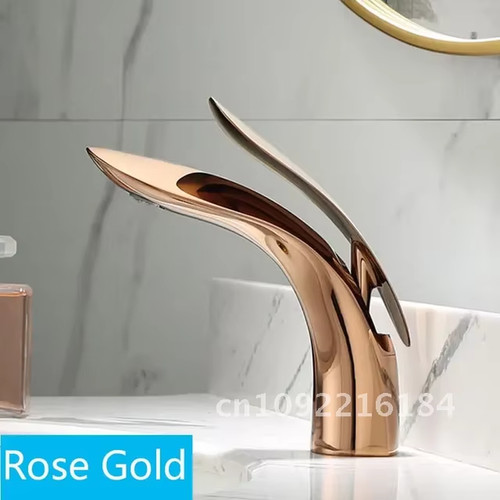 Golden basin faucets rose gold - golden,