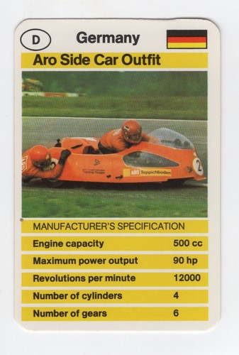 Top trumps racing motor - top,