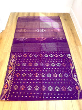 Jamdani Purple handmade