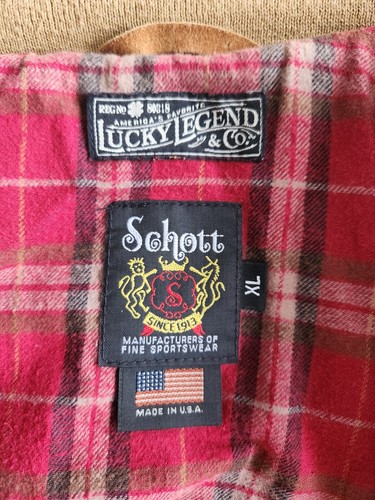 Schott lucky legend mens brown - schott,