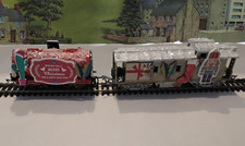 Joblot Xmas Santa Express Caboose OO North Pole & Christmas Tanker