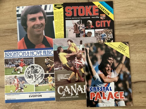Everton away programmes