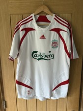 Liverpool Gerrard 8 Away Shirt 2007-08 Size Medium