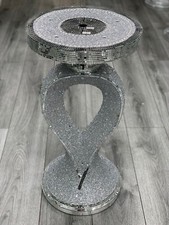 SILVER VENETIAN MIRRORED TABLE