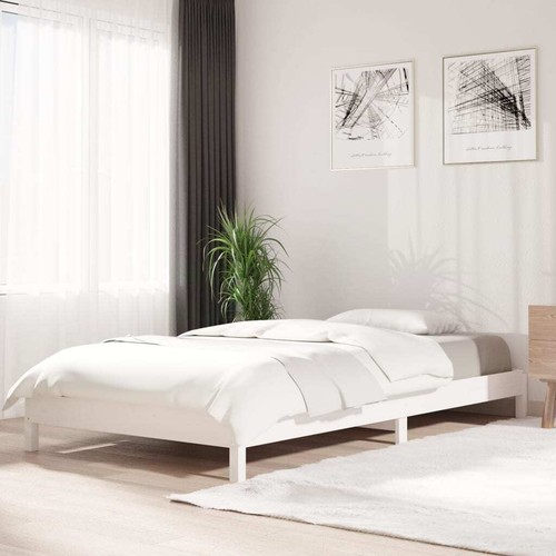 Stack bed white 100x200 - white,