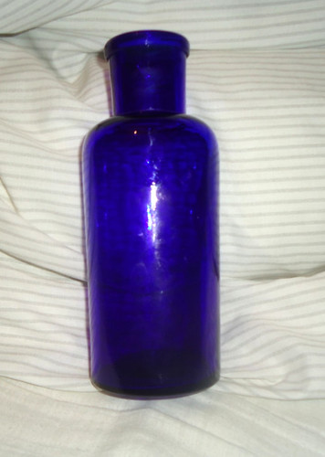 Vintage antique cobalt blue - cobalt,