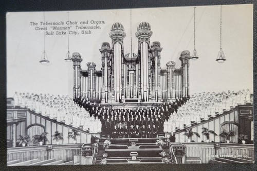 Vintage postcard mormon - vintage,