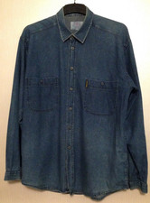 Men’s Vintage Armani Jeans Denim Shirt XXL Very Good Condition