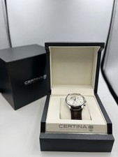 CERTINA DS 8 CHRONOGRAPH MOONPHASE SWISS QUARTZ STAINLESS MENS WRISTWATCH