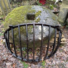 Vintage Large Wall Iron Hay Rack Horse Feeder Farm Stable Garden Planter 40kg 