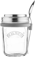 Kilner 0.35 Litre Breakfast Jar Set with Stainless Steel Spoon and Measuring Li