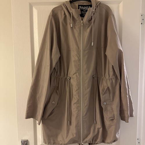 Women beige thin - , parka