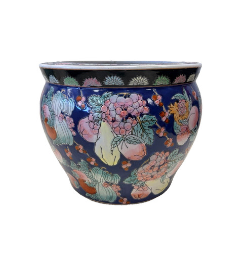 Chinese ceramic fish - bowl, with