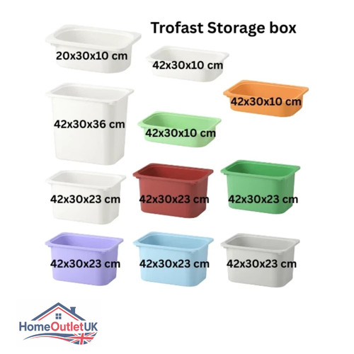 Ikea trofast storage box unit - box,