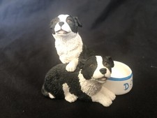 Future Stars Border Fine Arts Collie Pups Ornament