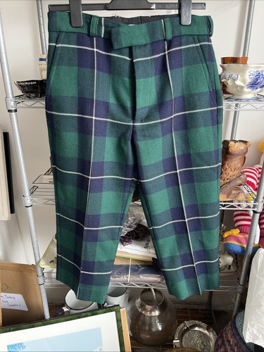 Blue green white tartan - white,