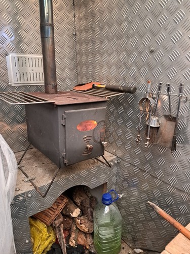Campervan log burner and - campervan,