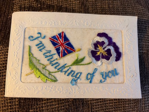 Wwi 1916 patriotic embroidered - wwi,