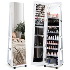 360° Rotating Jewelry Armoire