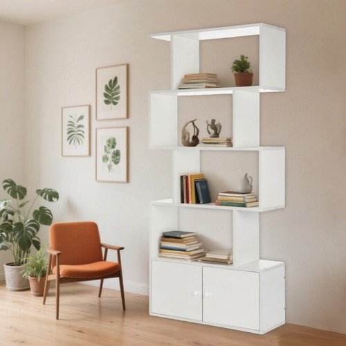 Tier modern bookshelf - 5/6-tier,