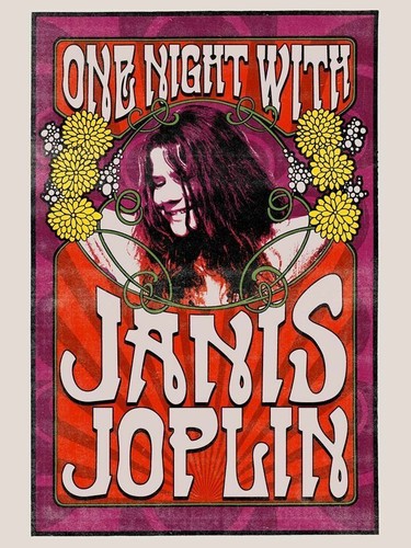 Janis joplin concert vintage - janis,