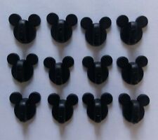DISNEY MICKEY EARS REPLACEMENT RUBBER PIN BADGE BACKINGS (LOT OF 12) *UK SELLER*