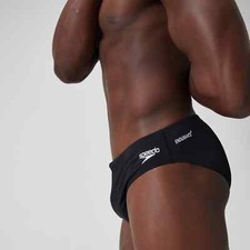 Speedo Men's Eco Endurance+ 7cm Brief Swimming Costume Swimsuit Black 2024 BNWT