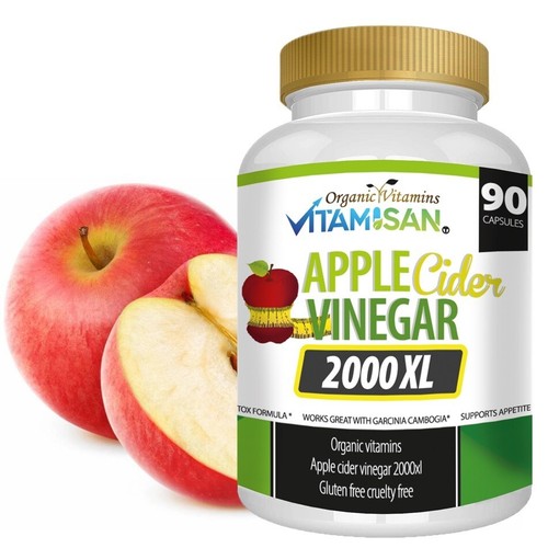 Apple cider vinegar pills 2000 - vinegar,