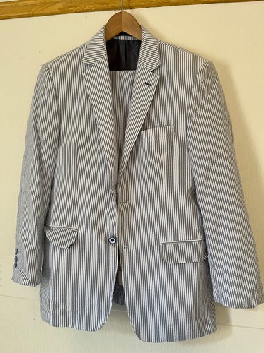 Seersucker piece suit 38r - 2,