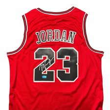 Signed Michael Jordan Jersey