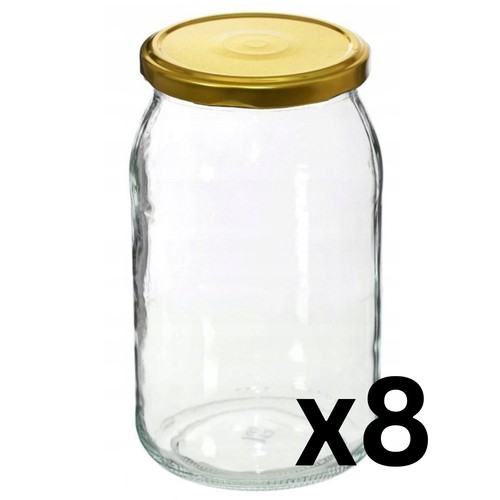 Glass jars 815ml with lid - jars,
