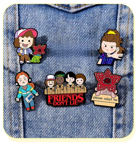 5pc stranger things metal - 5pc,