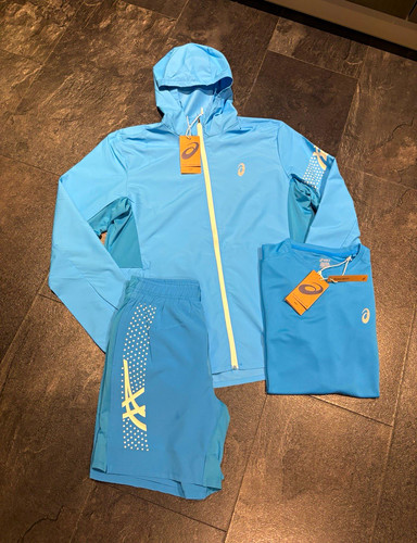 Asics men blue 4pc - asics, men's