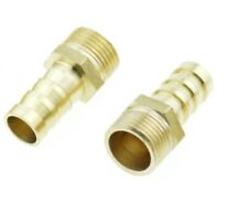 12mm Hose Barb Tail To 3/8" BSP Male Thread Straight Brass Connector Fitting M