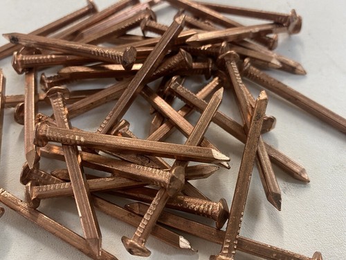 Copper rosehead nails boat - copper,