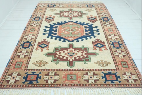 Large turkish bergama carpet - large,