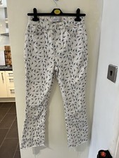 PRIMARK White Blue Floral High