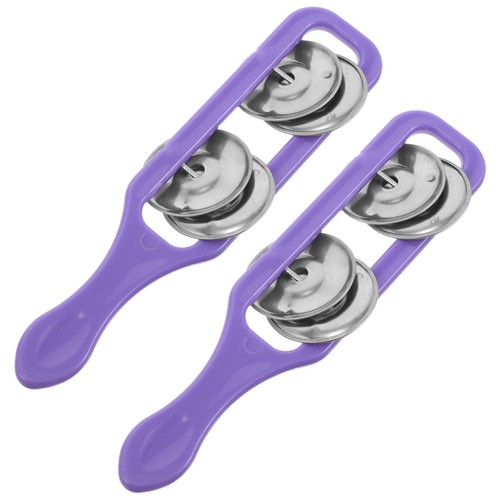 Purple kids bells instrument - purple,
