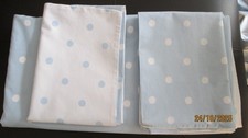 CATH KIDSTON ~ REVERSIBLE DOUBLE BED SET ~ PASTEL BLUE POLKA DOTS ~ BEDDING