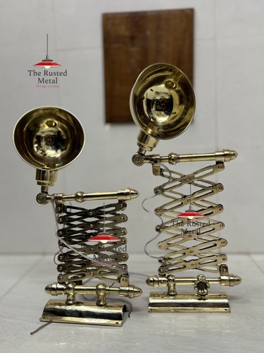Antique brass scissor wall - brass,