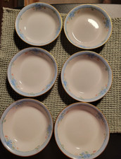 Limoges Blue and White Floral China
