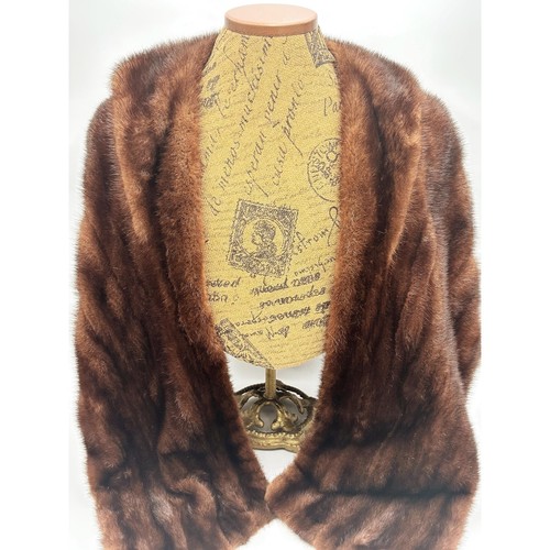 Vintage brown mink - mink, stole