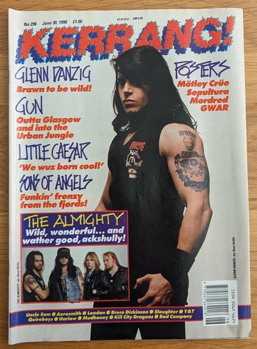 Danzig kerrang issue - issue, 296